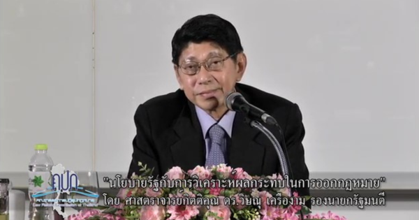 การวิเคราะห์ผลกระทบในการออกกฎหมาย