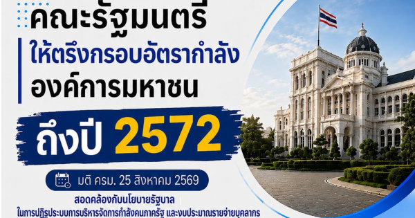 การปฏิรูประบบการบริหารจัดการกำลังคนและโครงสร้างภาครัฐ: ตรึงกรอบอัตรากำลังขององค์การมหาชน